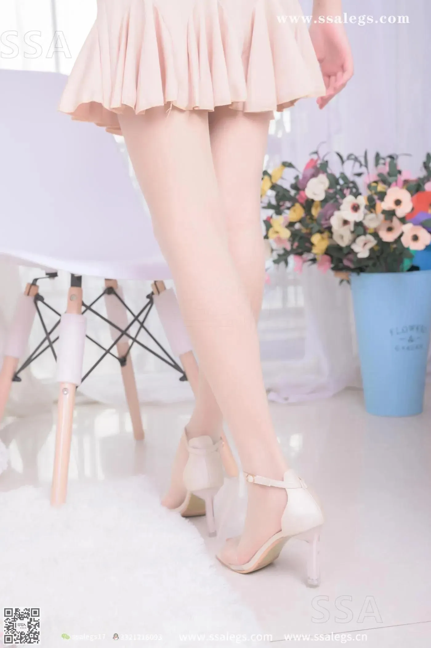 [SSA丝社]超清写真 NO.340 素素画师少女的透明高跟鞋肉丝袜(上) [67P]插图2